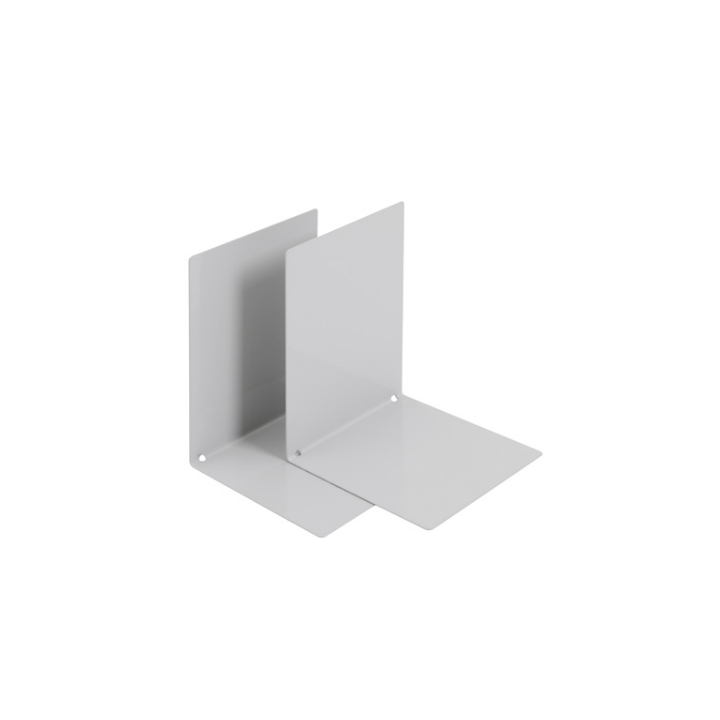 V-Part | Metalen Boekensteun | Grijs | RAL7035 | VB 122200 (2 stuks) - 0