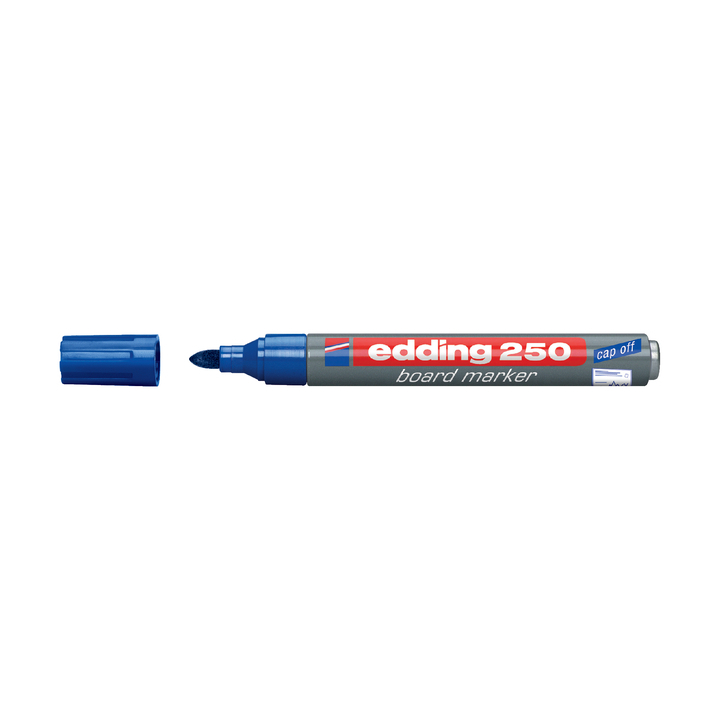 Viltstift edding 250 whiteboard rond 2mm blauw - 0