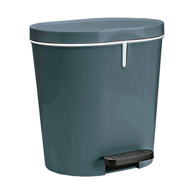 Zamora, pedaalemmer, 8 liter, antraciet/wit, VB 092020 - 0