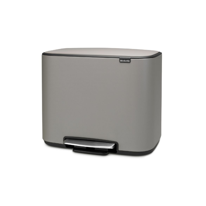 Brabantia, pedaalemmer, 11+23 liter, grijs, VB 121562 - 0