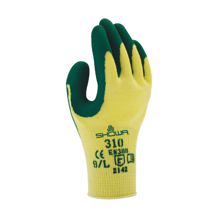 Griphandschoen showa 310 latex l groen(27.71310g-l) - 0