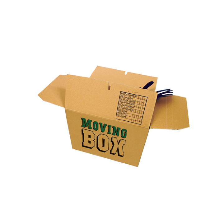 Verhuisdoos cleverpack bedrukt 480x320x360mm pak 25 stuks - 0
