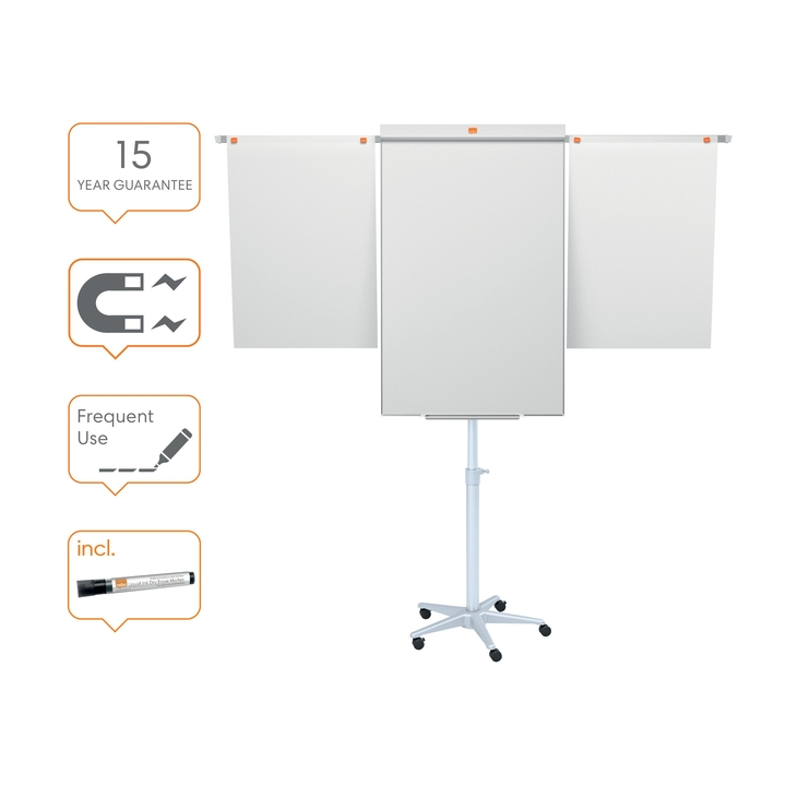 Mobiele flipover nobo classic magnetisch klem(1901920) - 2