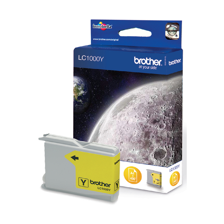 Inkcartridge brother lc-1000 geel - 0