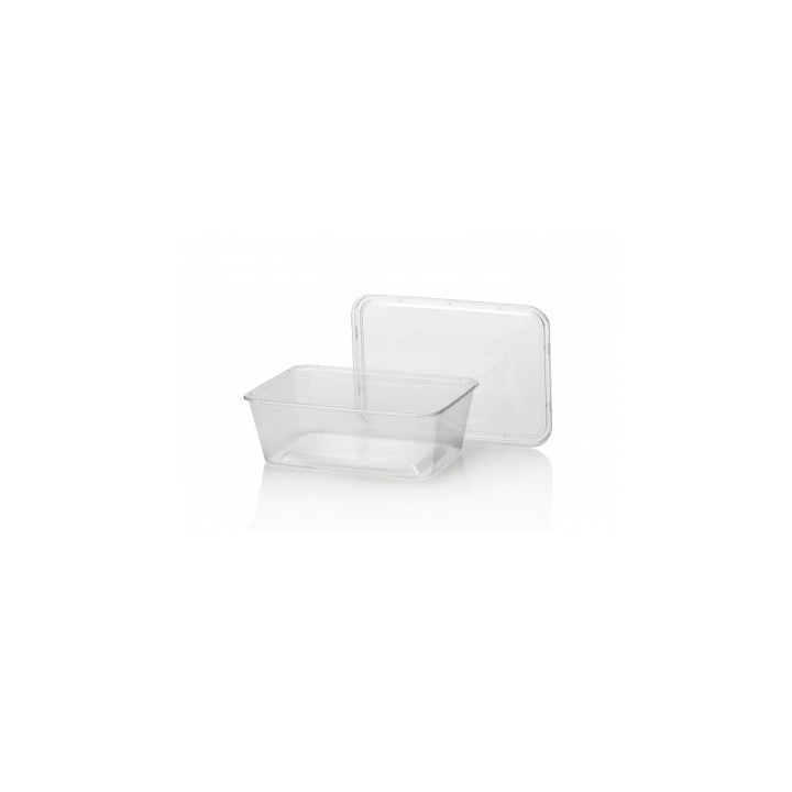 Bak, PP spuitgiet, 175x119x59mm, transparant, 750cc (500 st) - 0