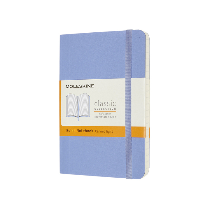 Notitieboek moleskine pocket 90x140 ln sc hydr bl(qp611b42) - 0