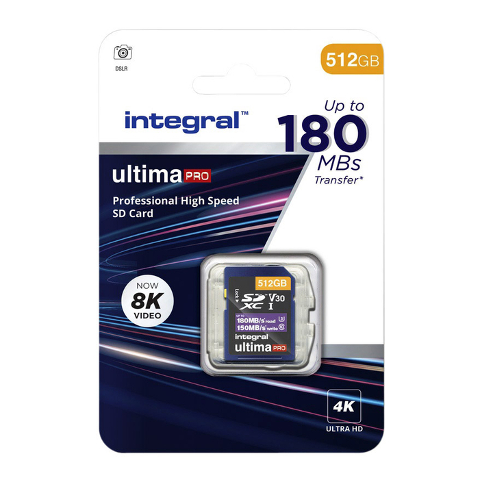 Geheugenkaart integral sdxc 512gb(insdx512g-180/150v30) - 1