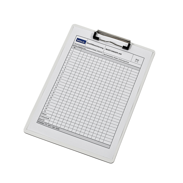 Klembord maul flexx a4 staand pp wit(2361002) - 2