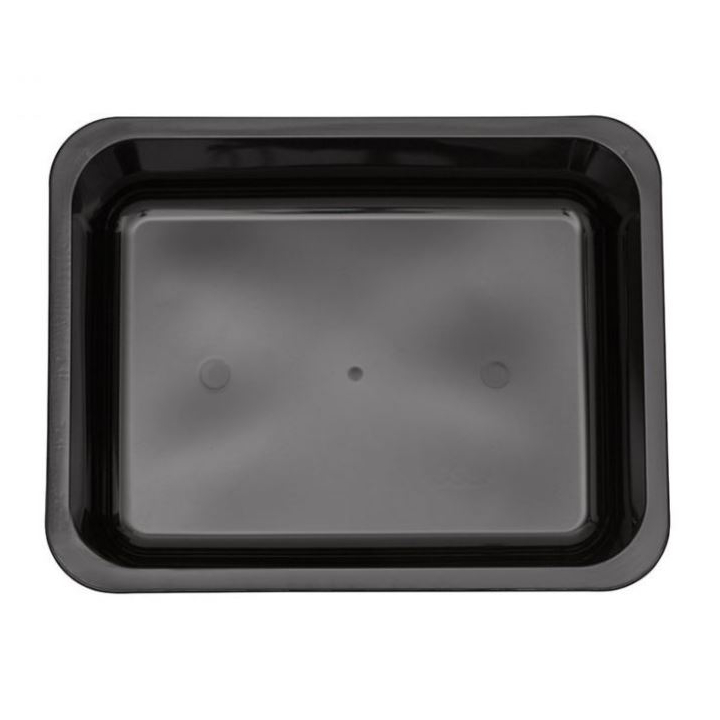 Menuschaal, PP, 227x178x32mm, 1 vak, zwart (360 stuks) - 0