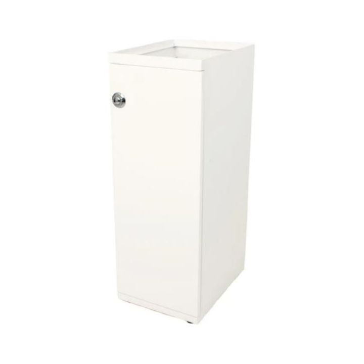 V-Part, modulaire afvalscheidingsbak met deur, 55 liter, wit, VB 946753 |  diverse afvalstromen - 0