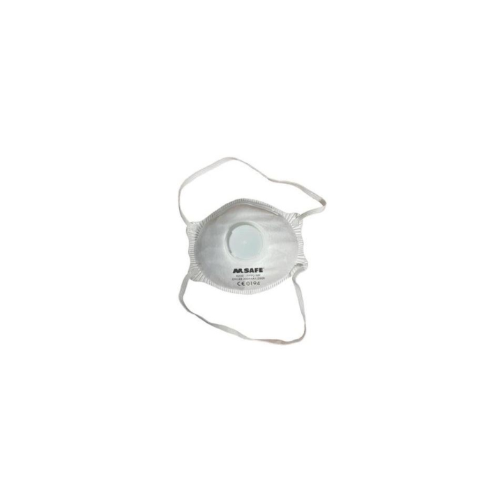 Mondmasker, type FFP2 NR, met ventiel (20 stuks) - 0