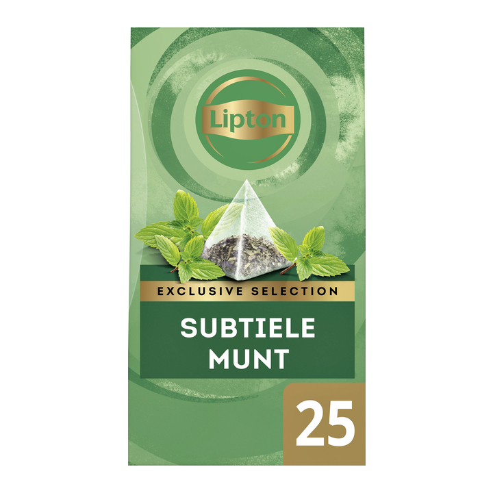 Lipton Exclusive Selection, thee, 2 gram, subtiele munt, 67835097 (25 stuks) - 0