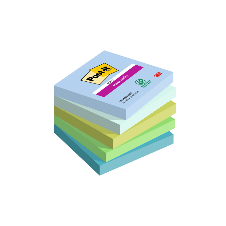Memoblok 3m post-it 654-5ss-oas(7100258898) - 0