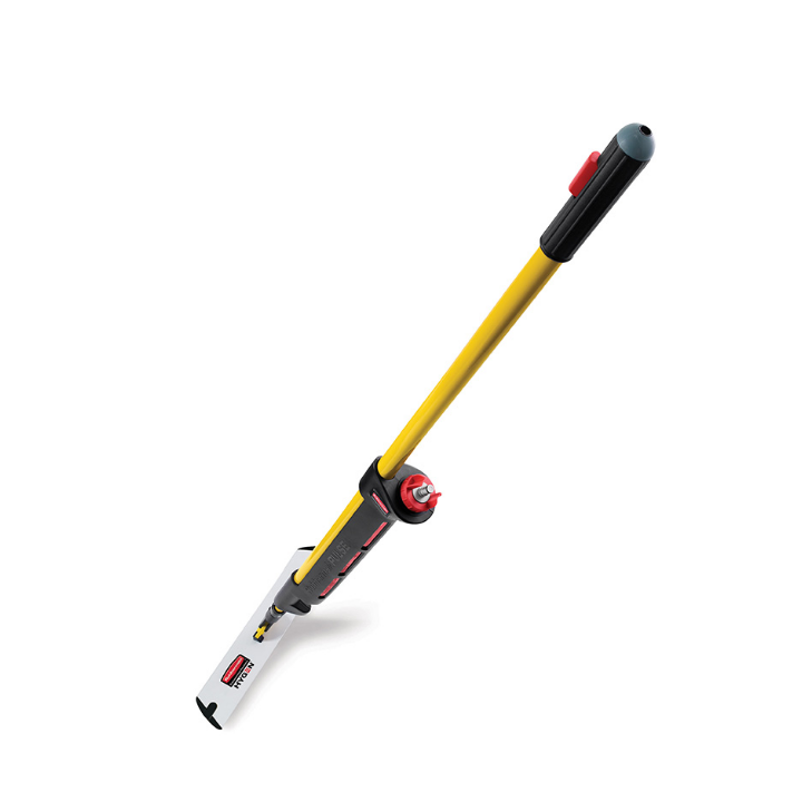 Rubbermaid Pulse, microvezelvloerreinigingssysteem, 142cm, geel/zwart, VB 000969 - 0