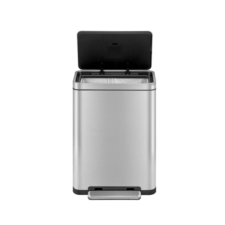 X-Cube EKO, pedaalemmer, 45 liter, mat RVS, VB 936845 - 1
