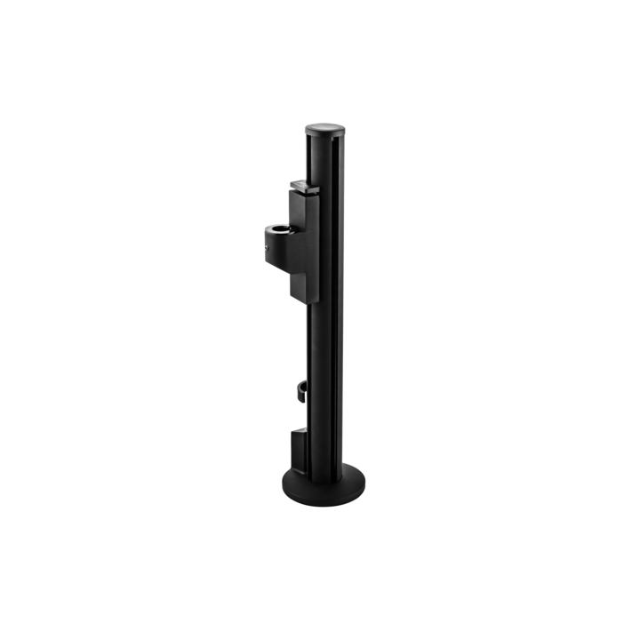 Filex, Galaxy monitorarm kort, topdown klem, zwart - 0
