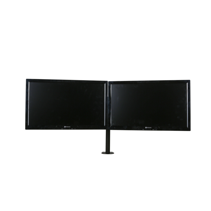 Filex, Focus dubbel monitorarm, zwart - 3