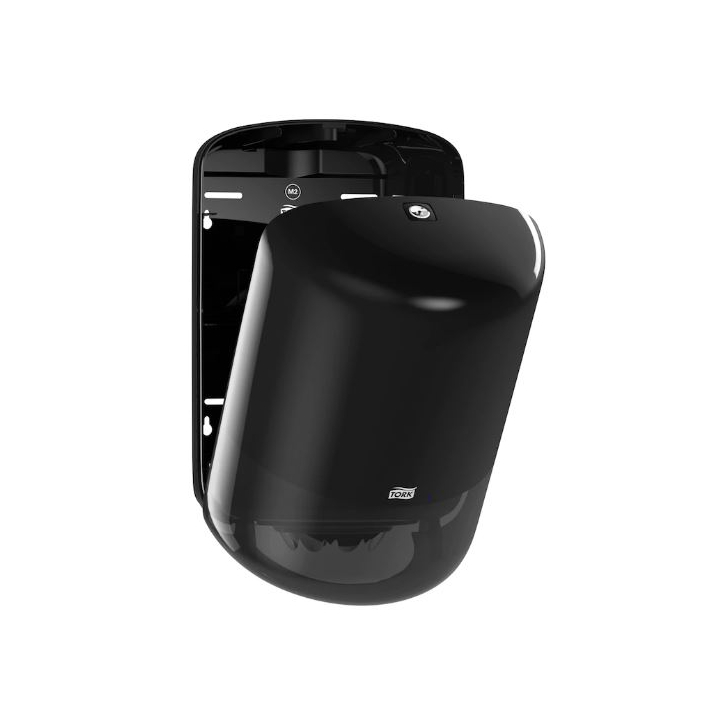 Tork | Midi Poetsrol Dispenser | Centerfeed | M2 | Zwart | 559008 - 1