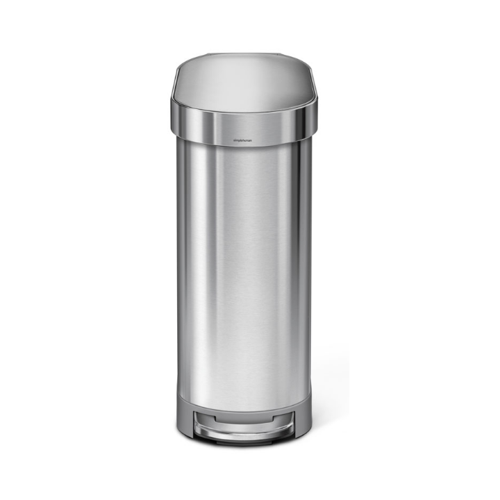 Simplehuman, pedaalemmer, 45 liter, mat RVS, VB 020051 - 1