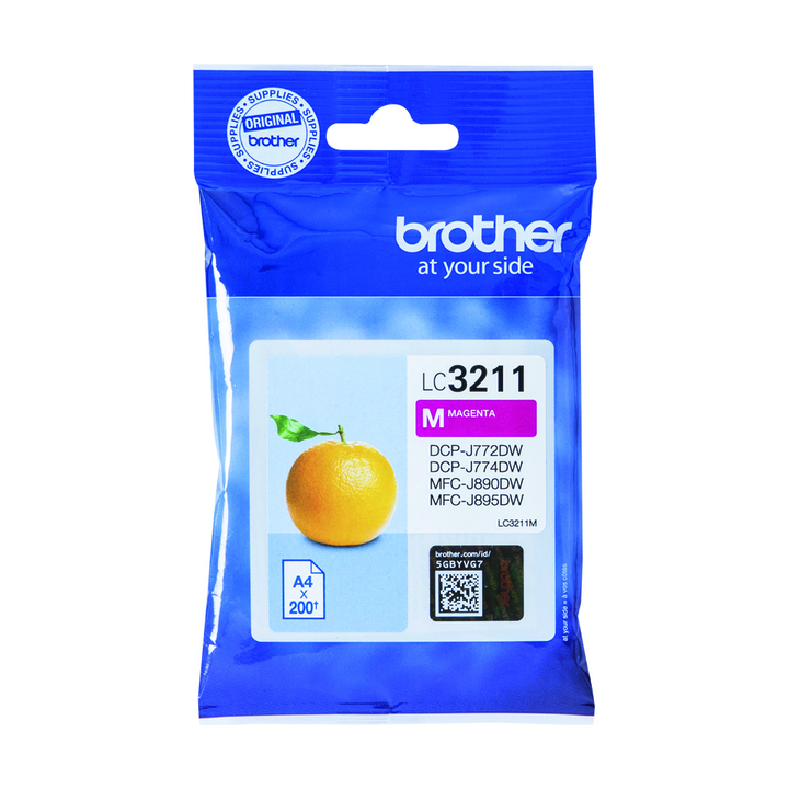 Inkcartridge brother lc-3211 rood(lc3211m) - 0