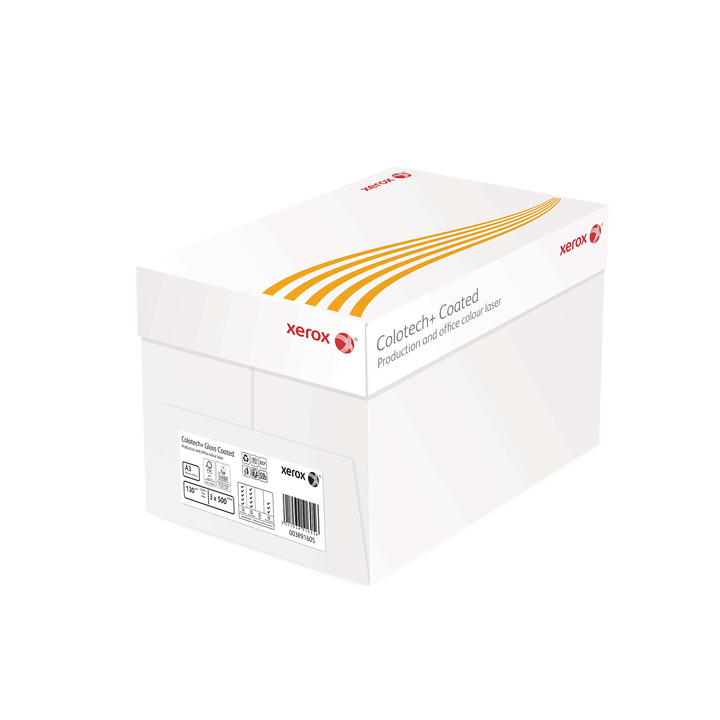 Laserpapier xerox colotech+ glossy a3 130gr wit(003r91605) - 2