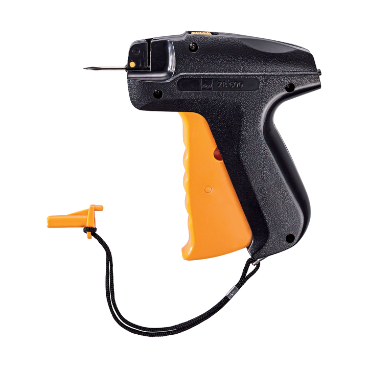 Schietpistool sigel kunststof met naald zwart/oranje(si-zb60 - 0