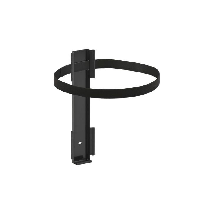 Muurbeugel voor papierbak 30/50 liter, zwart, VB 043101 - 0