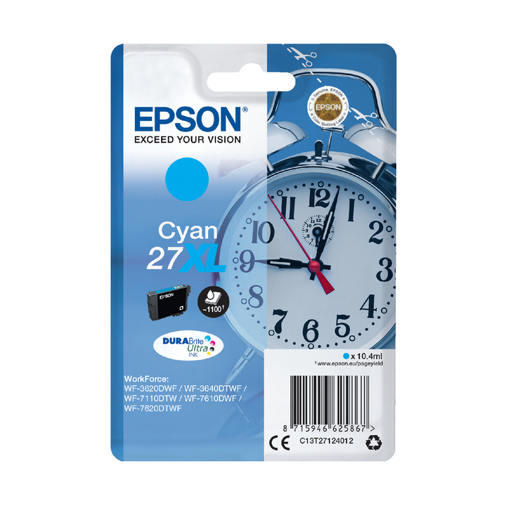 Inkcartridge epson 27xl t2712 blauw(2666500) - 0