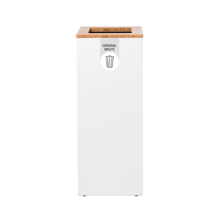 Lune Paxa Large, modulaire afvalscheidingsbak, 65 liter, wit, VB 730919 | restafval - 0