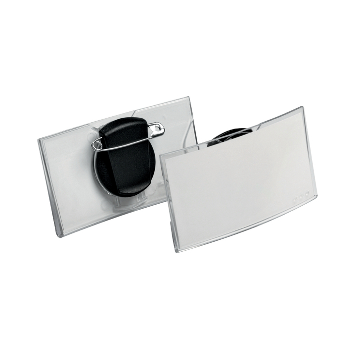 Badge durable 8124.19 convex met combiklem 40x75mm - 0