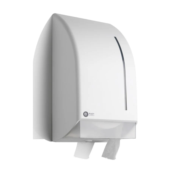 BlackSatino | Jumbo Toiletpapier Dispenser | JT20 | Wit | 332730 - 0