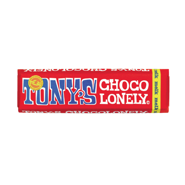 Tony's Chocolonely, chocolade, 50 gram, melk, nlrm50 (1 stuk) - 0