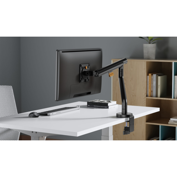 Monitorarm, zwart, enkel, smartview - 3