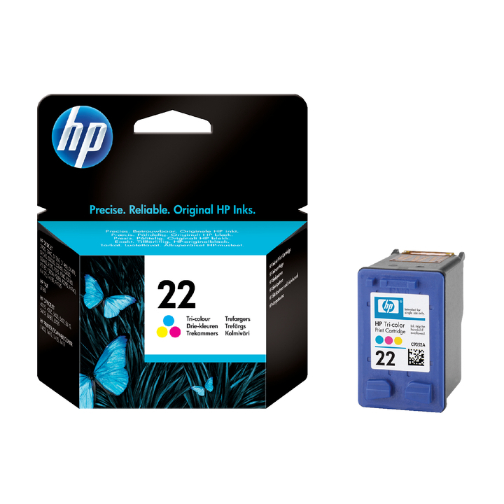 Inkcartridge hp c9352a no 22 kleur - 0