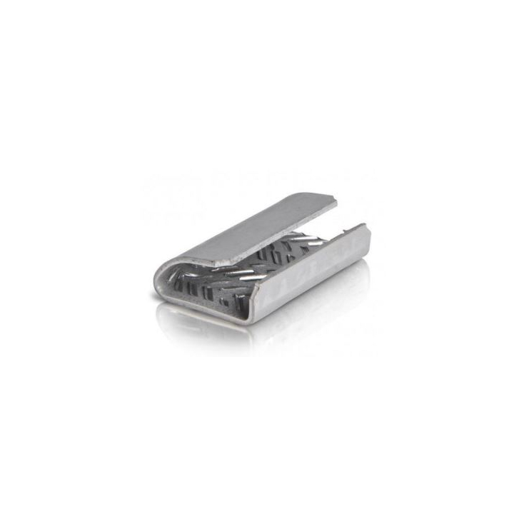 Sluitzegels, metaal, voor PP/PET band 13mm (1000 stuks) - 0