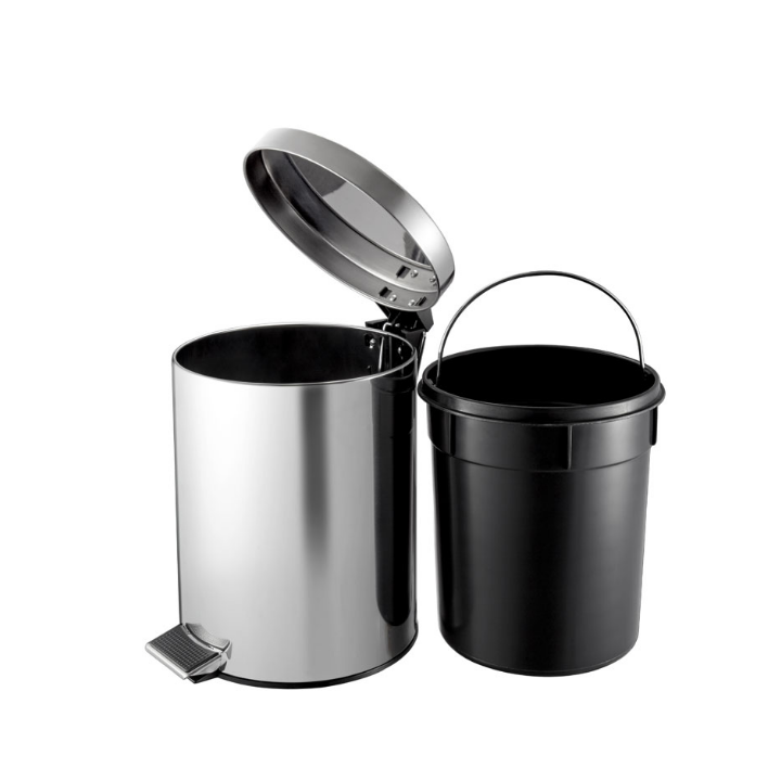 Pedaalemmer Met Binnenemmer | 5 Liter | RVS | VB 222205 - 2