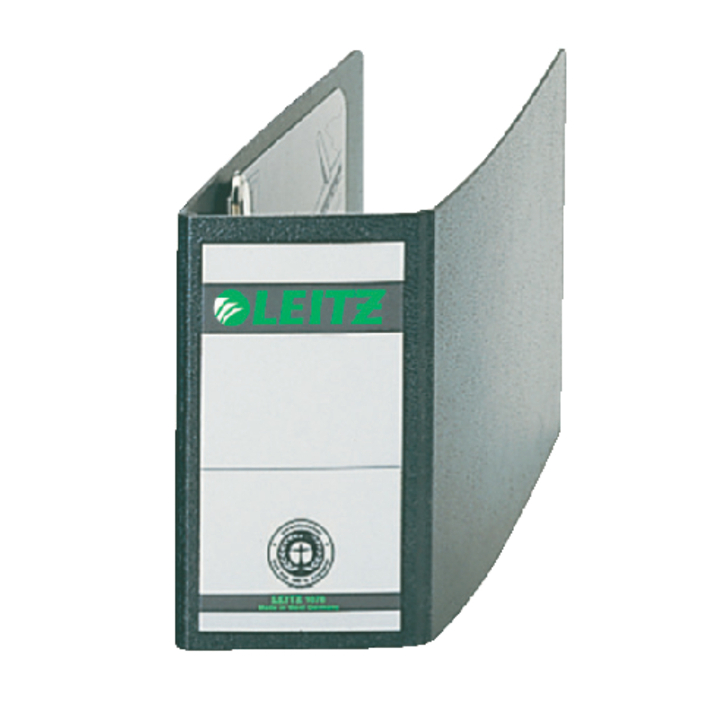 Ordner leitz 1078 a6 dwars 77mm karton zwart - 0