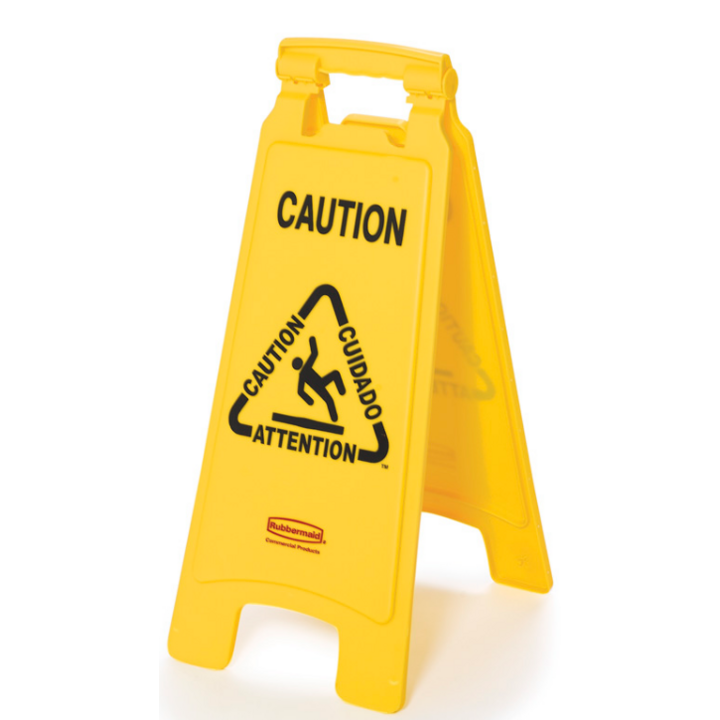 Waarschuwingsbord 'Wet Floor' | 2-Zijdig | Meertalig | VB 006112 - 0