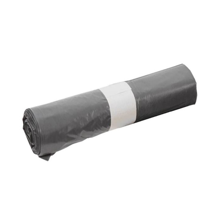 Vuilniszak | LDPE | 60x80cm | 60 Liter | T50 | Grijs (20 rollen x 20 zakken) - 0