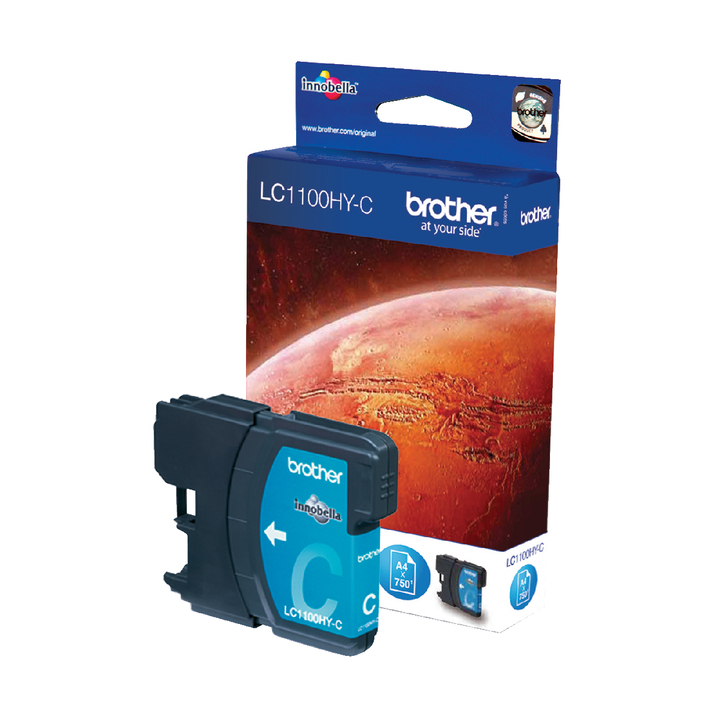 Inkcartridge brother lc-1100 hc blauw(lc-1100hyc) - 0
