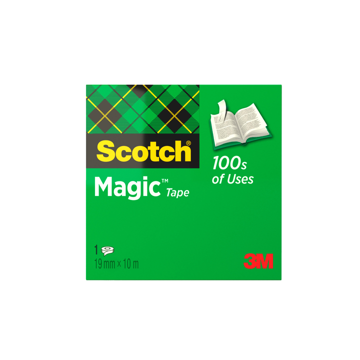 Plakband scotch magic 810 19mmx10m onzichtbaar(8101910) - 0