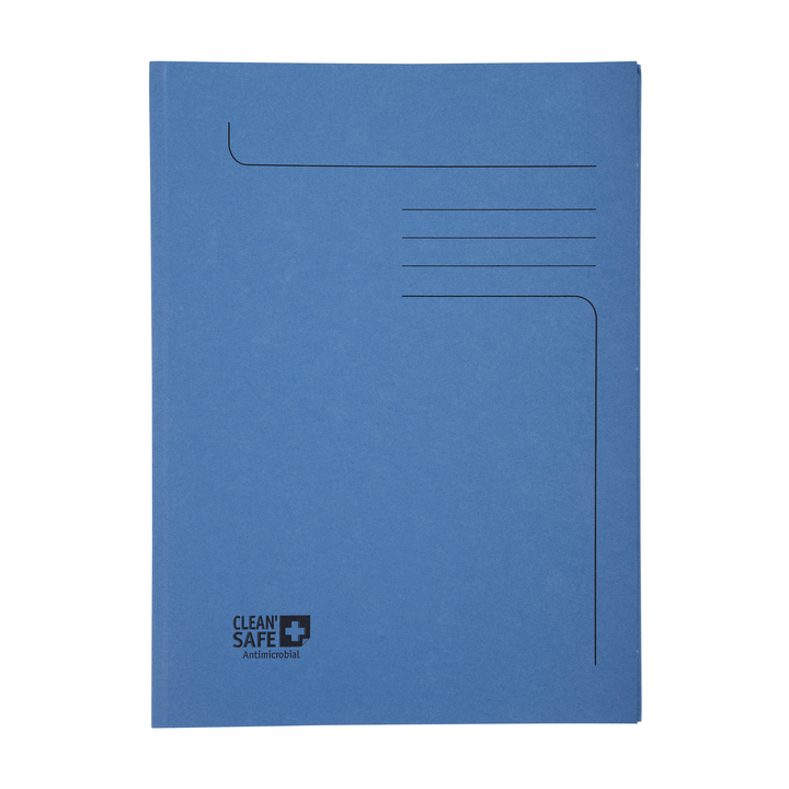 Dossiermap exacompta cleansafe 2kleppen blauw(33122e) - 0