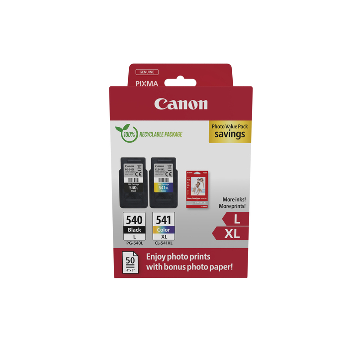 Inkcartridge canon pg-540xl cl-541xl photo value pack(244852 - 0