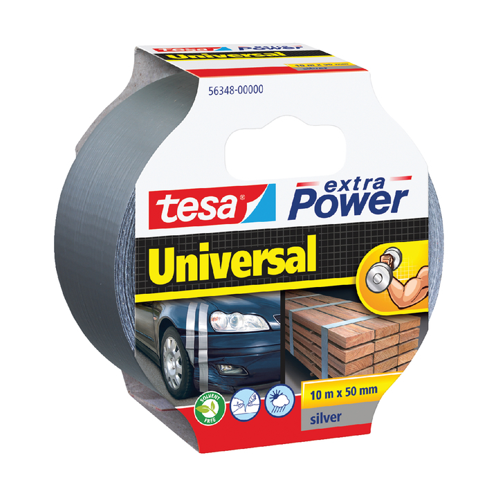 Duct tape tesa® extra Power Universal 50mmx10m grijs - 0