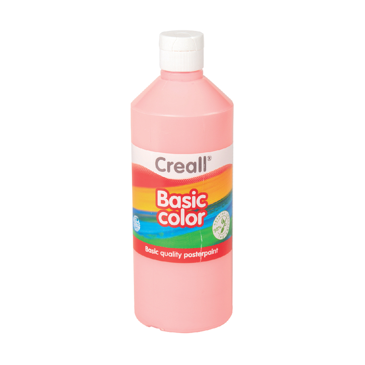 Plakkaatverf creall basic roze 500ml(30083) - 0