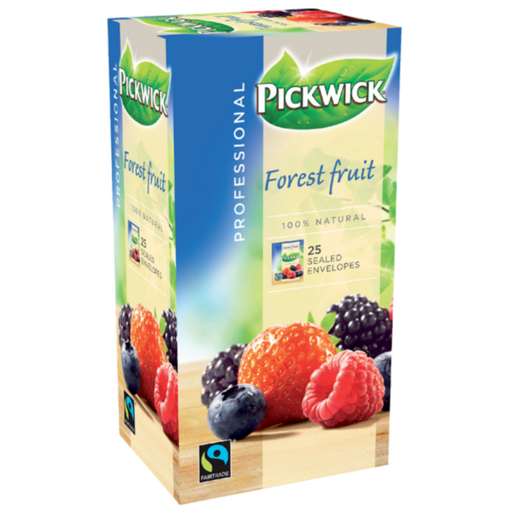 Pickwick Professional, thee, 1.5 gram, bosvruchten, 4016832 (25 stuks) - 2
