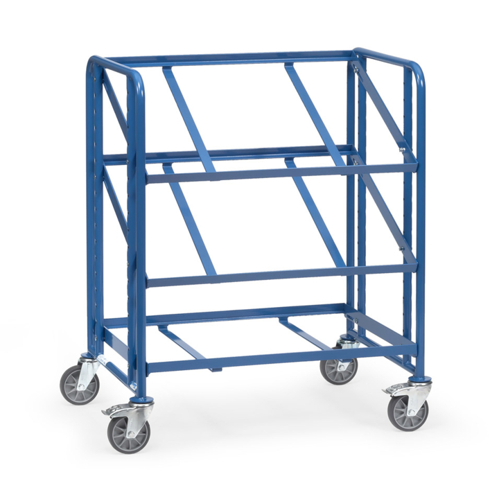 Eurobakkenwagen zonder legbord, 825x610mm Draagverm. 200kg - 0