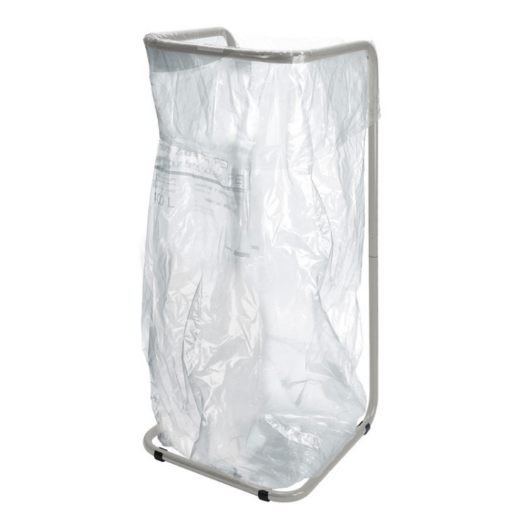 Stalen Zakhouder | Buisframe | 400 Liter | Grijs | VB 033683 - 0