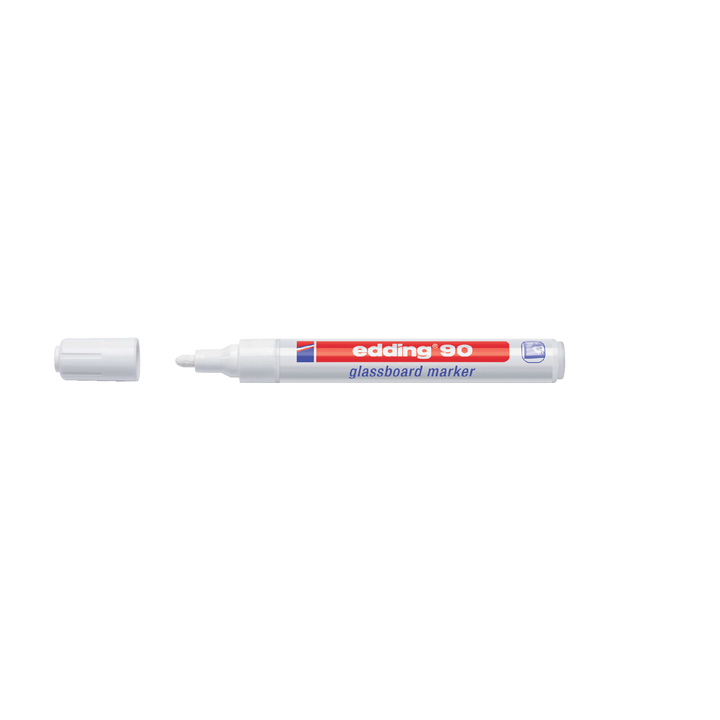Viltstift edding 90 glasbord wit(4-90049) - 0