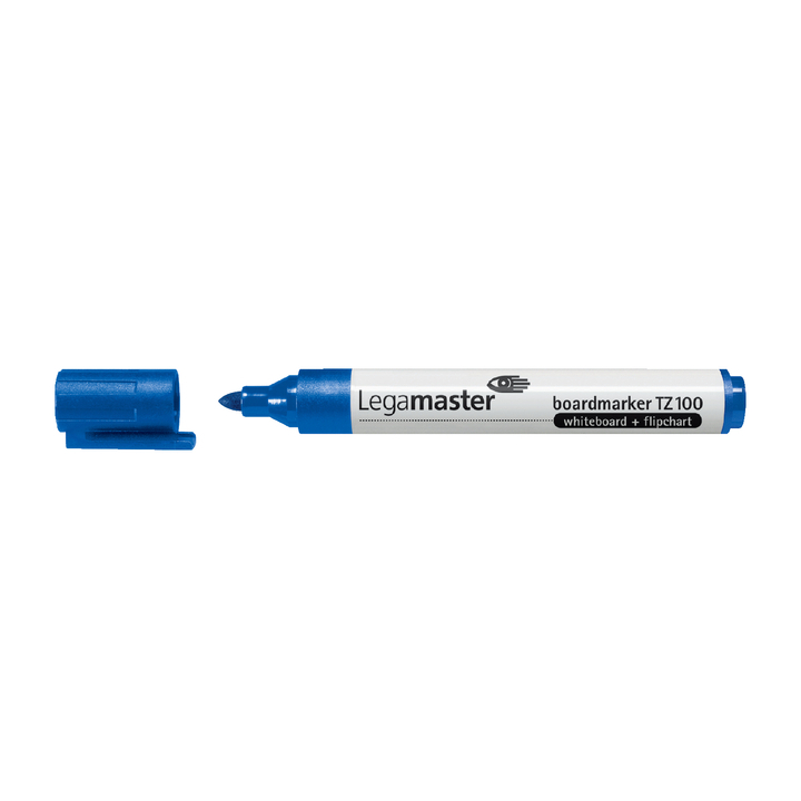 Legamaster TZ100, whiteboard viltstift, 1.5-3mm, rond, blauw - 0